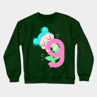 Mermaid Series: Number 9 Crewneck Sweatshirt